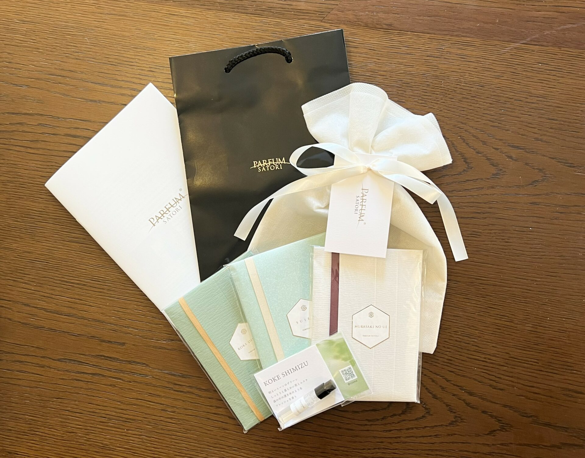 @cosme G.W.FESTA 限定のパルファンサトリスペシャルキット(バスソルトと香水ミニアトマイザー)の商品イメージ